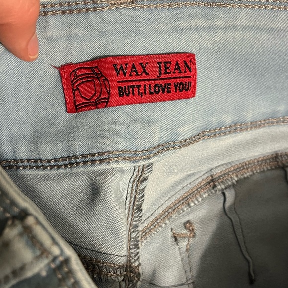 Butt, I Love You Wax Jean Shorts - Picture 2 of 5